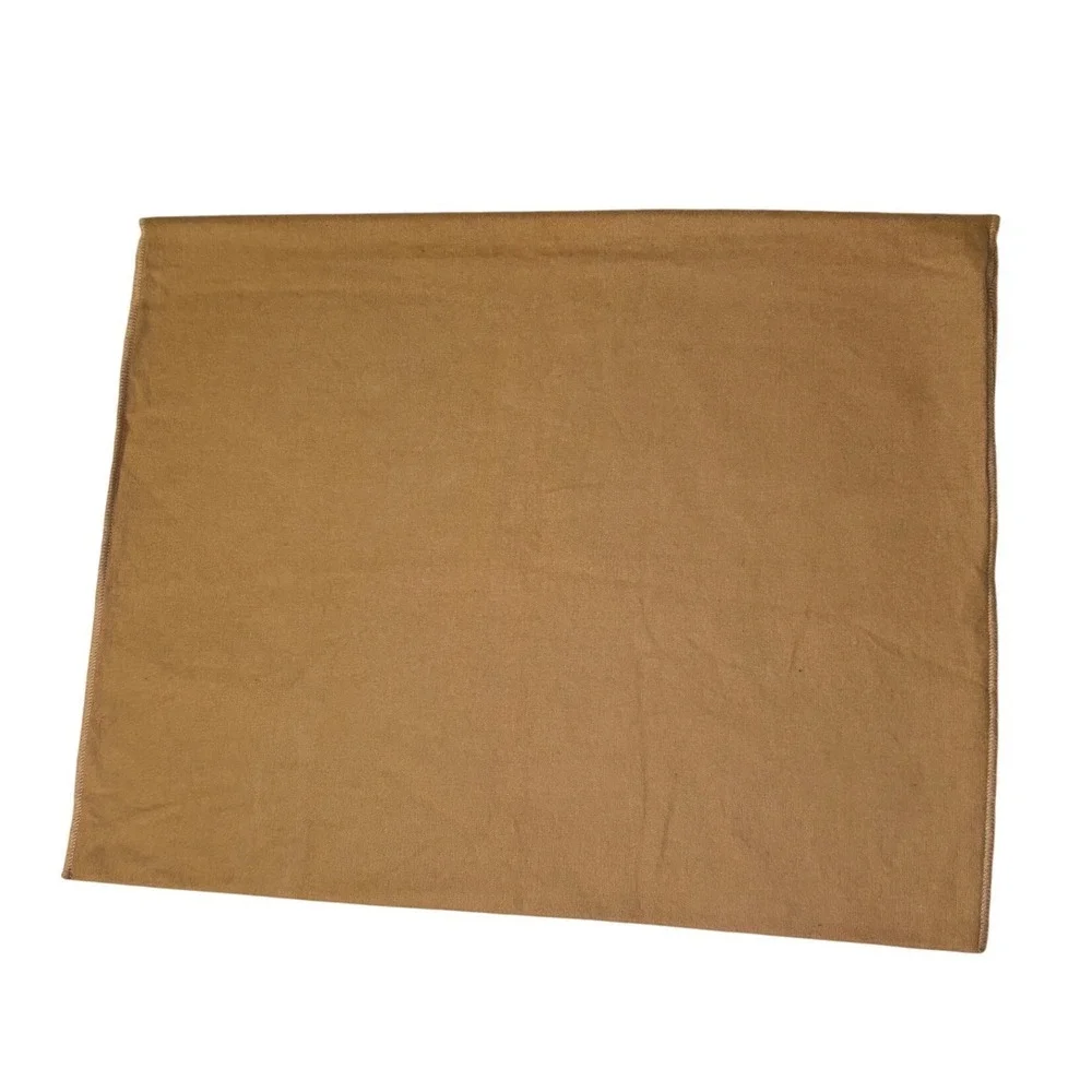 Louis Vuitton Tan Flannel Dust Bag LV Logo 17.5x14 Medium to Large Storage